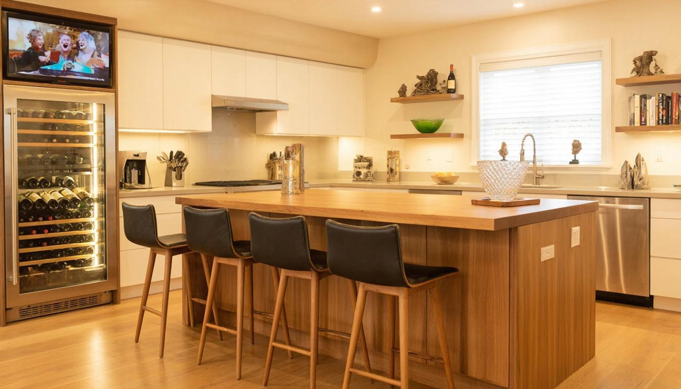 Стойка-остров: сердце пространства