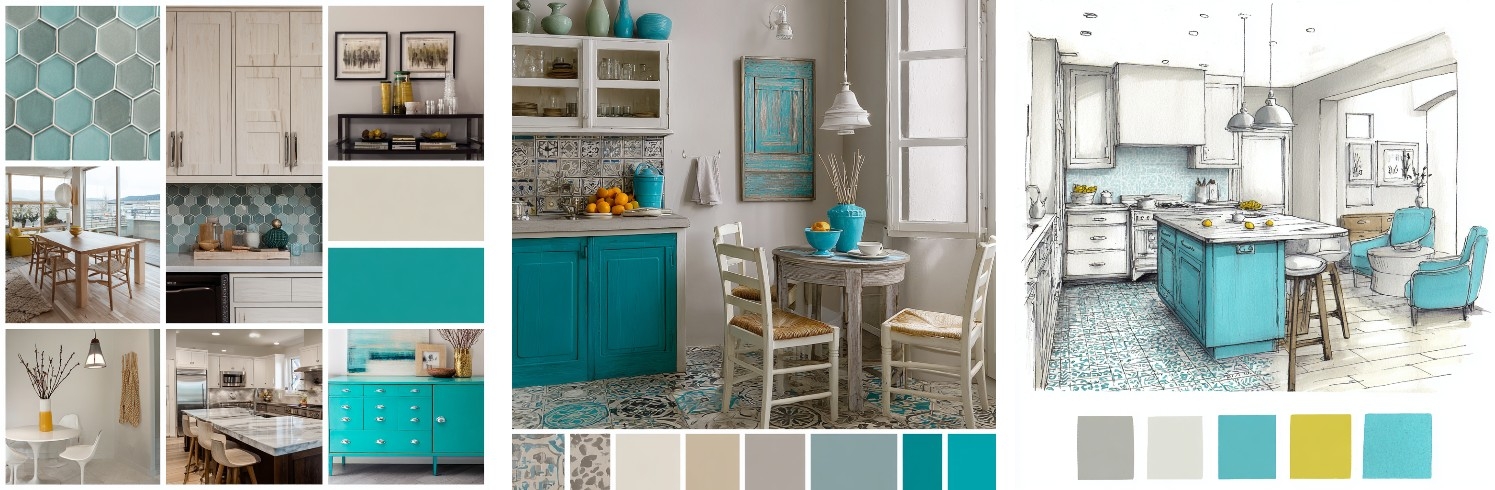 Кухни в стиле эклектика