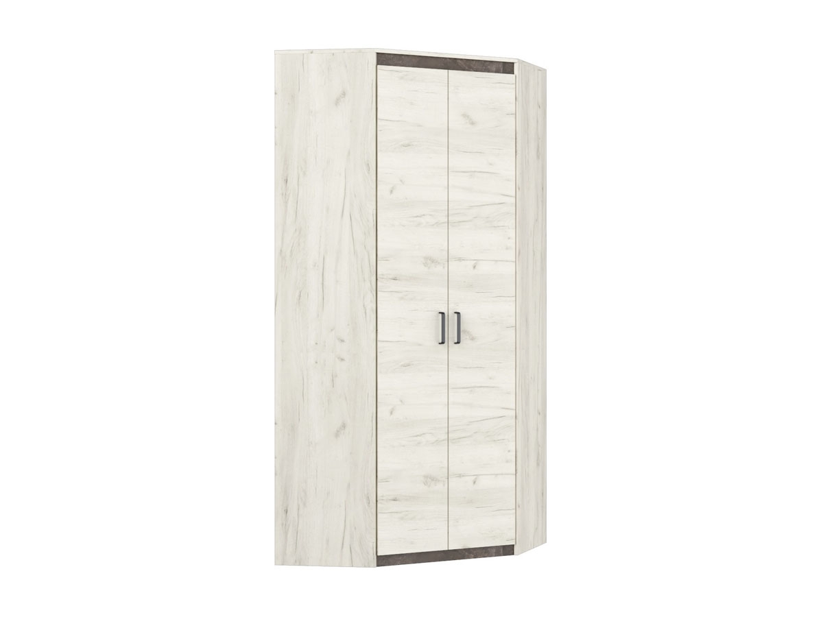 Шкаф Прага (ММ), цвет дуб крафт белый/ателье темный — купить по цене ...