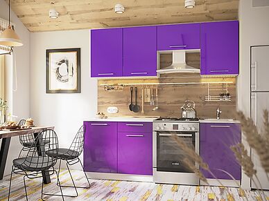 Фиолетовая кухня София