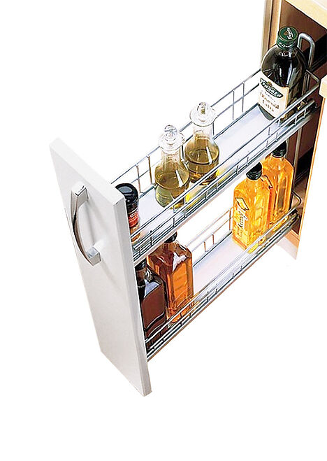 Выдвижные корзины и бутылочницы