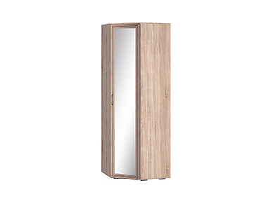 Шкаф угловой с зеркалом (440) Бруно 76 см