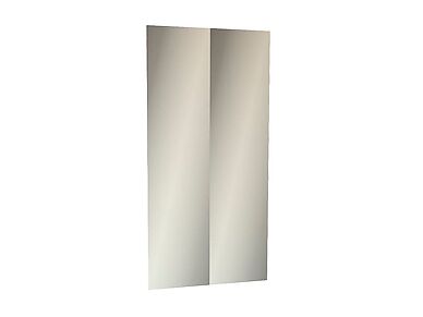 Зеркальная задняя стенка для ШКАФА витрины Каприз 48 см