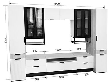 Гостиная Норд 3,0 метра